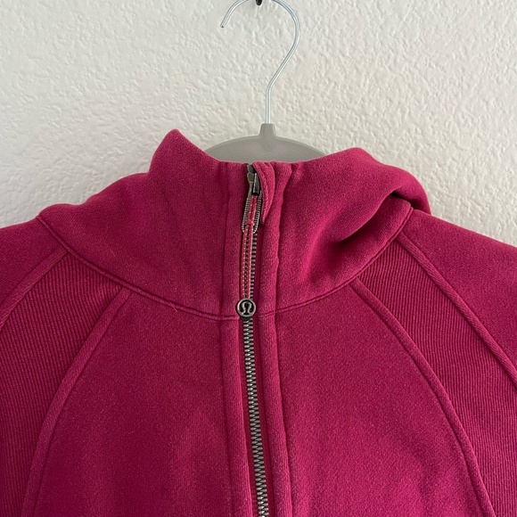 LULULEMON | Scuba Oversized Half-Zip Hoodie in Pink Lychee | Size XS/S - Picture 7 of 12